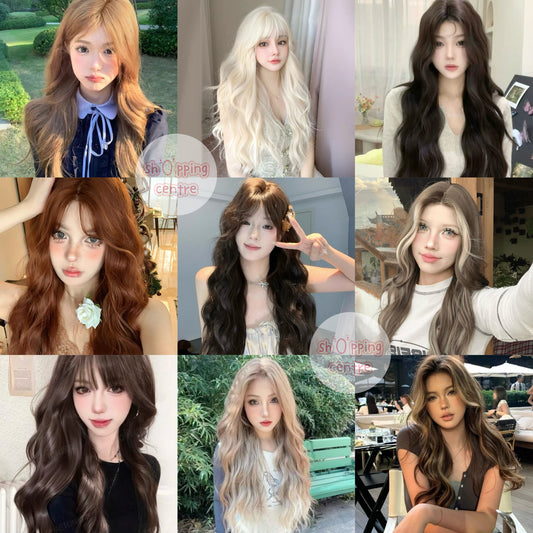 natural looking curly pretty wigs